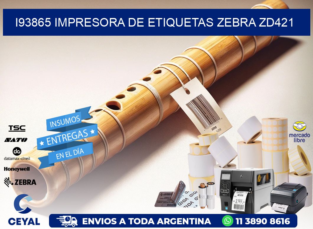 I93865 impresora de etiquetas Zebra ZD421
