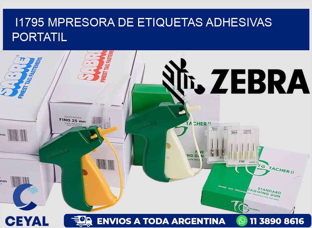 i1795 mpresora de etiquetas adhesivas portatil
