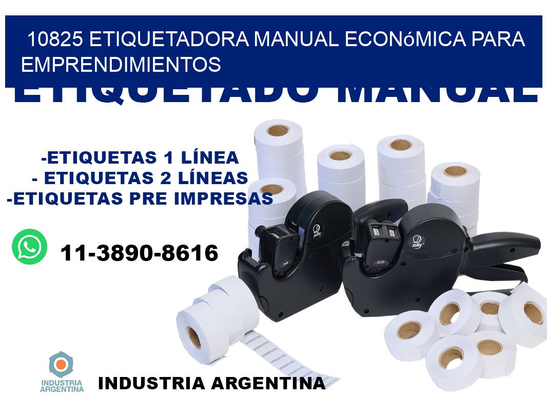 10825 etiquetadora manual económica para emprendimientos