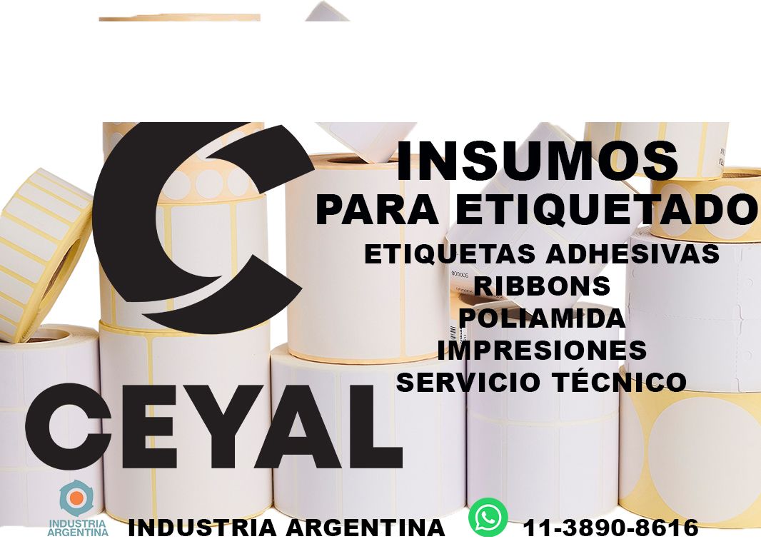 12490 Etiqueta térmica adhesiva para Inventarios