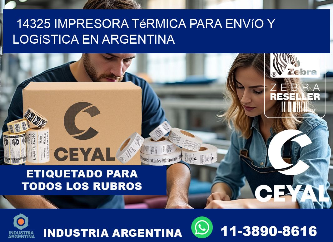 14325 impresora térmica para envío y logística en Argentina