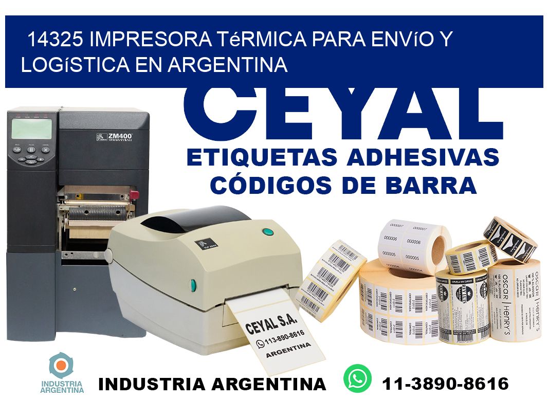 14325 impresora térmica para envío y logística en Argentina | Etiquetas ...