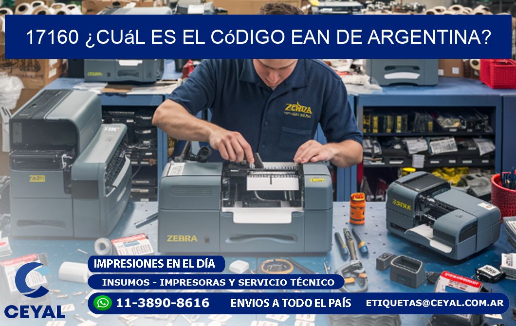 17160 ¿Cuál es el código EAN de Argentina?