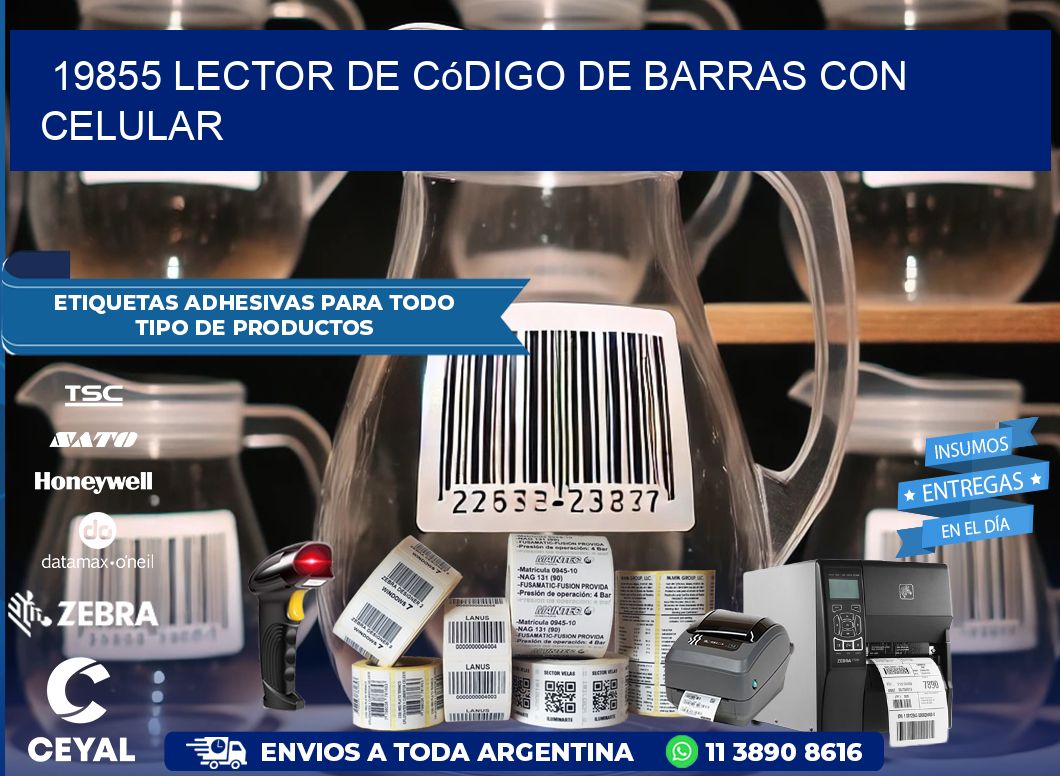 19855 Lector de código de barras con celular