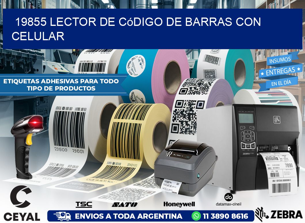 19855 Lector de código de barras con celular