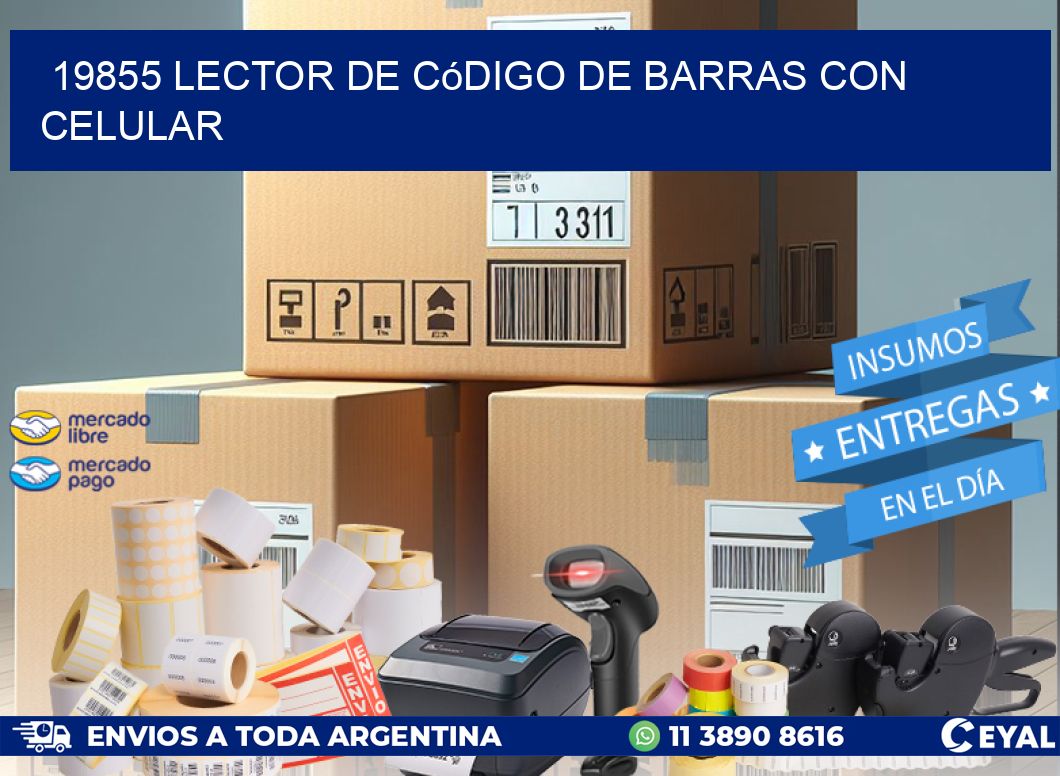 19855 Lector de código de barras con celular
