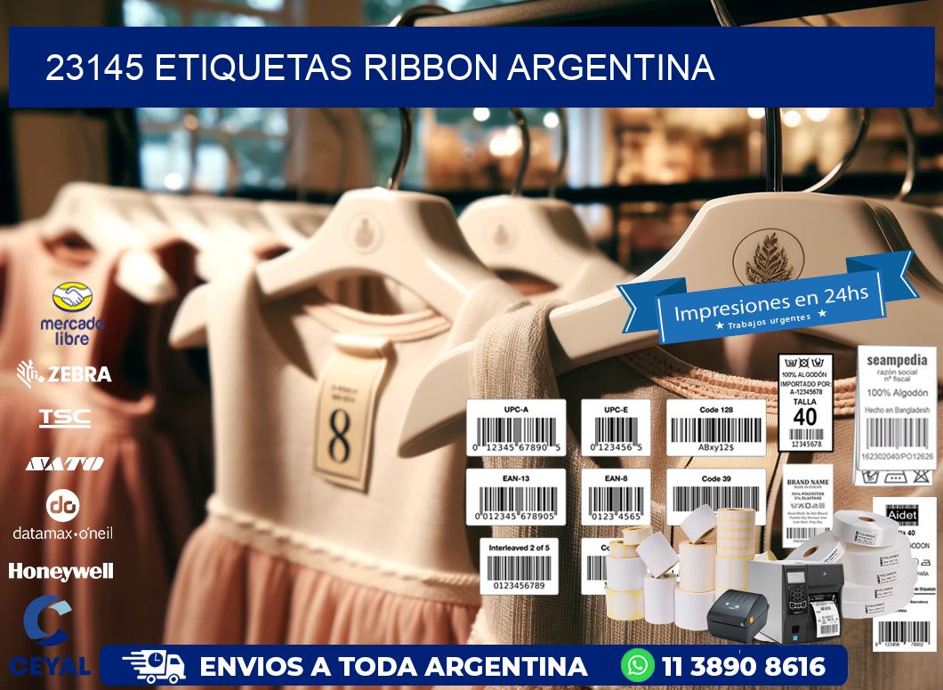 23145 etiquetas ribbon argentina