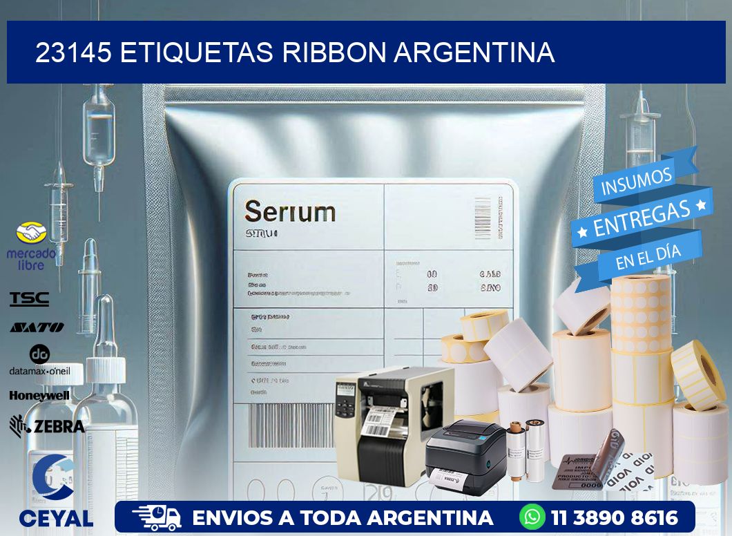 23145 etiquetas ribbon argentina
