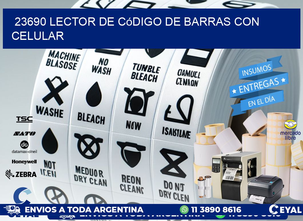23690 Lector de código de barras con celular
