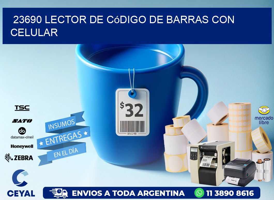 23690 Lector de código de barras con celular