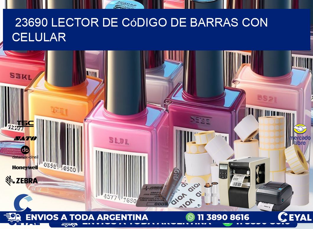 23690 Lector de código de barras con celular