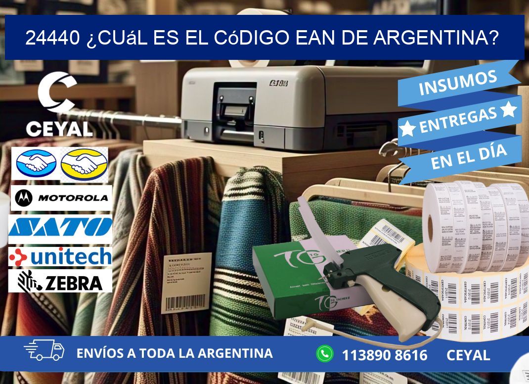 24440 ¿Cuál es el código EAN de Argentina?