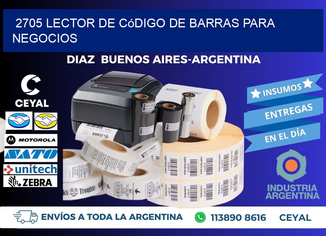 2705 Lector de código de barras para negocios