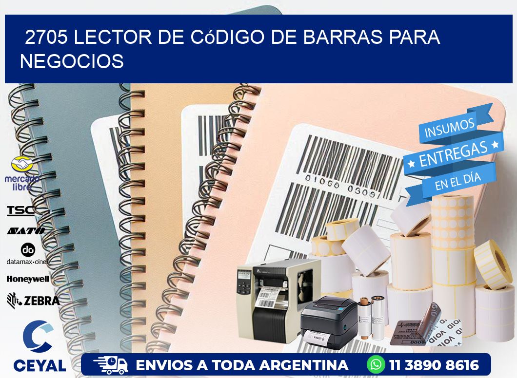 2705 Lector de código de barras para negocios