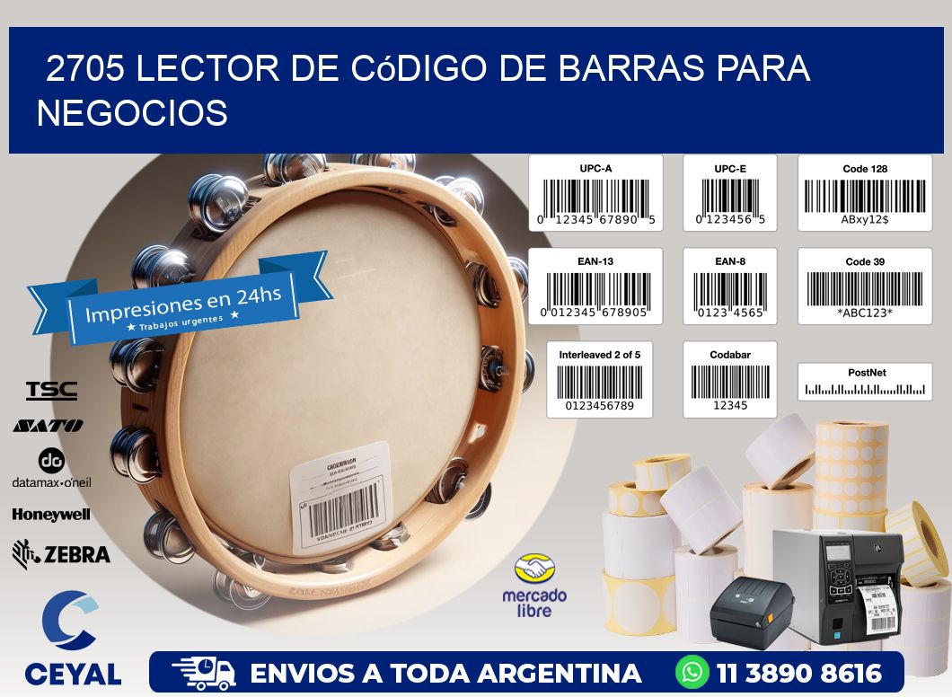 2705 Lector de código de barras para negocios