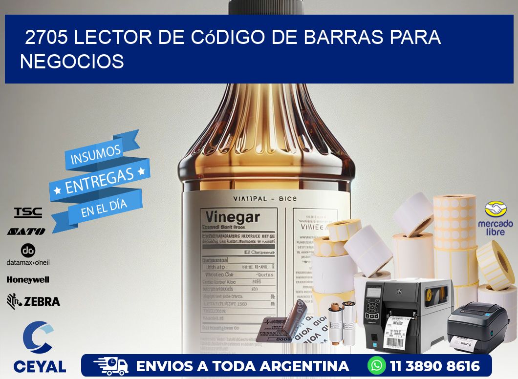 2705 Lector de código de barras para negocios