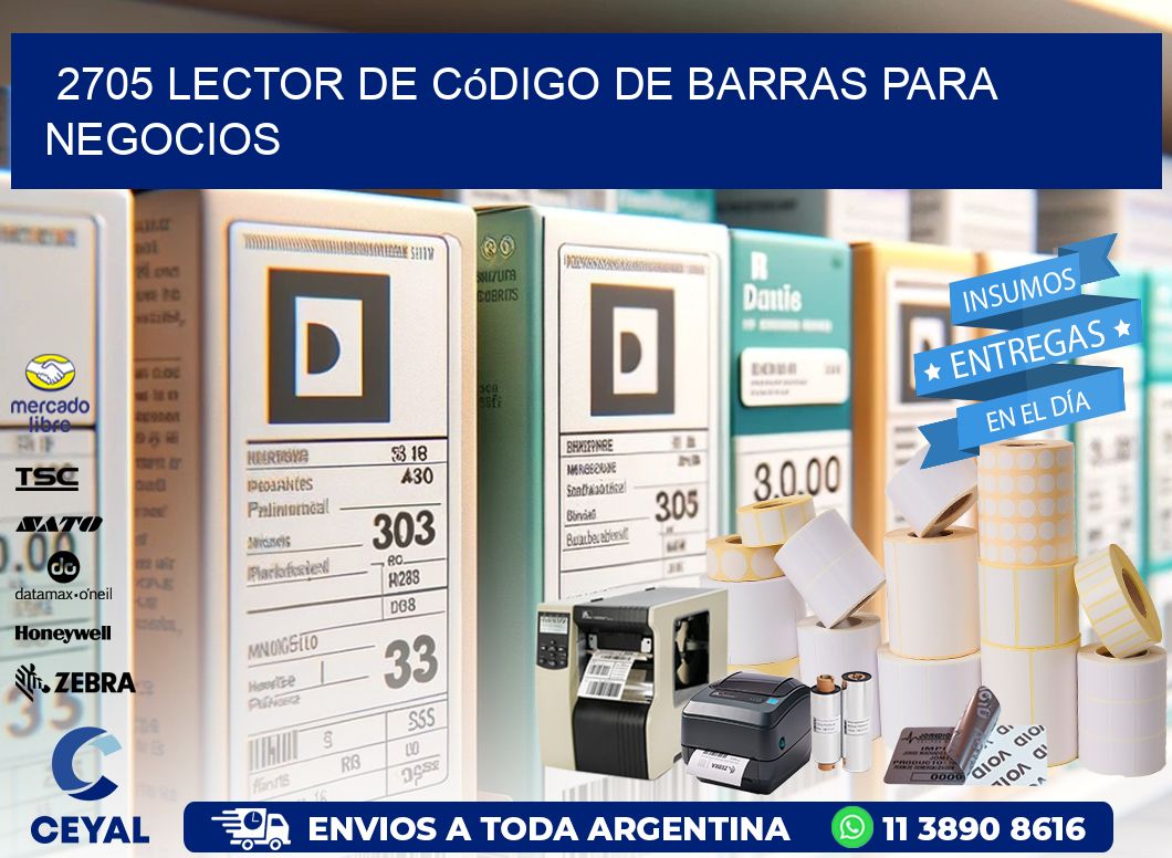 2705 Lector de código de barras para negocios
