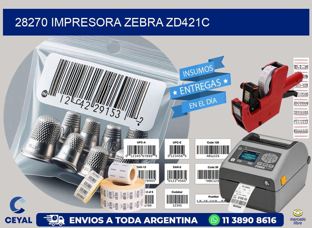 28270 Impresora Zebra zd421c