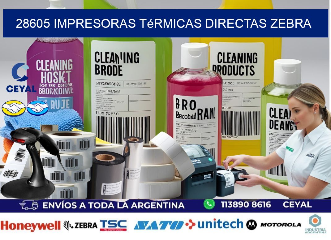 28605 impresoras térmicas directas zebra