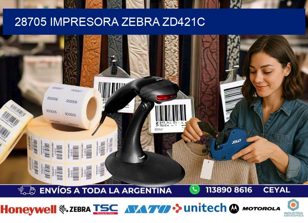 28705 Impresora Zebra zd421c