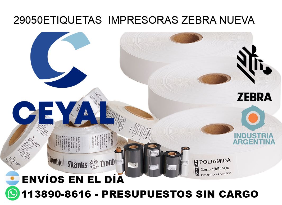 29050etiquetas  impresoras zebra nueva