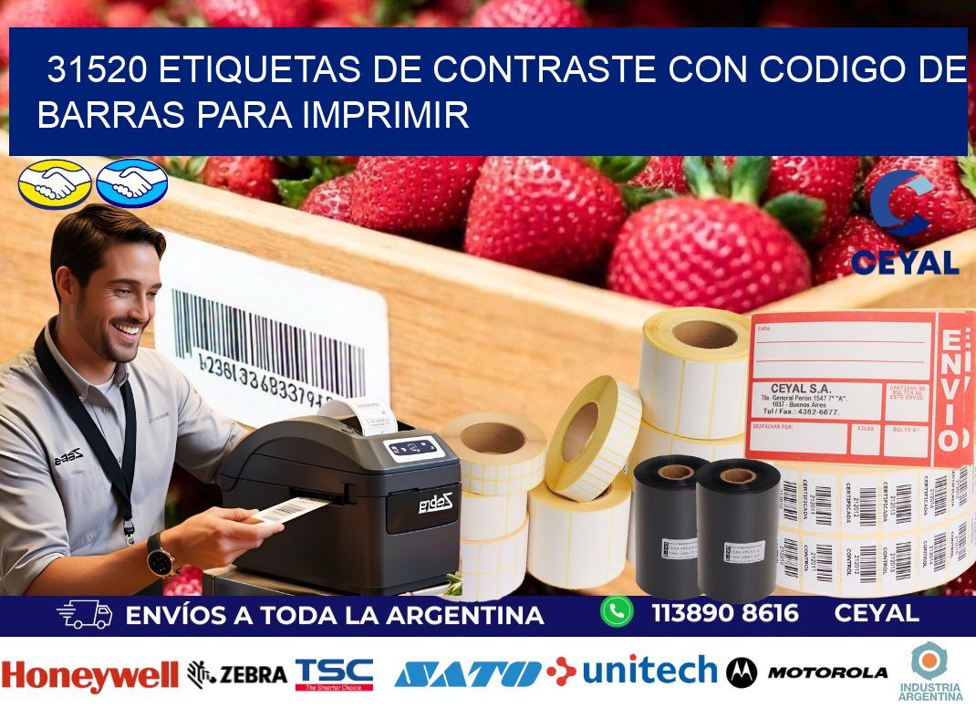 31520 etiquetas de contraste con codigo de barras para imprimir