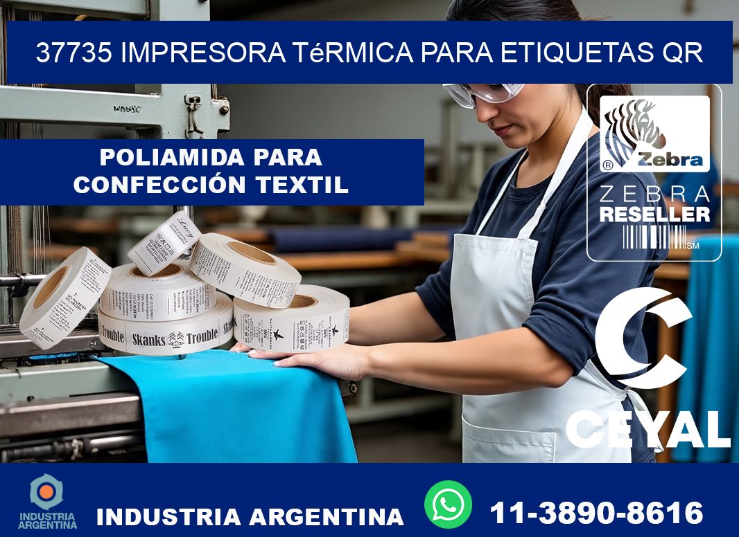 37735 impresora térmica para etiquetas QR