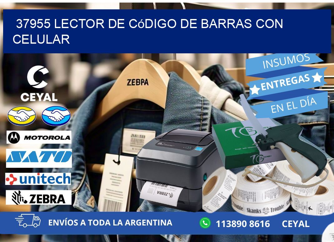 37955 Lector de código de barras con celular