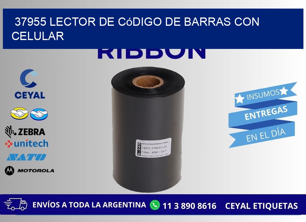 37955 Lector de código de barras con celular