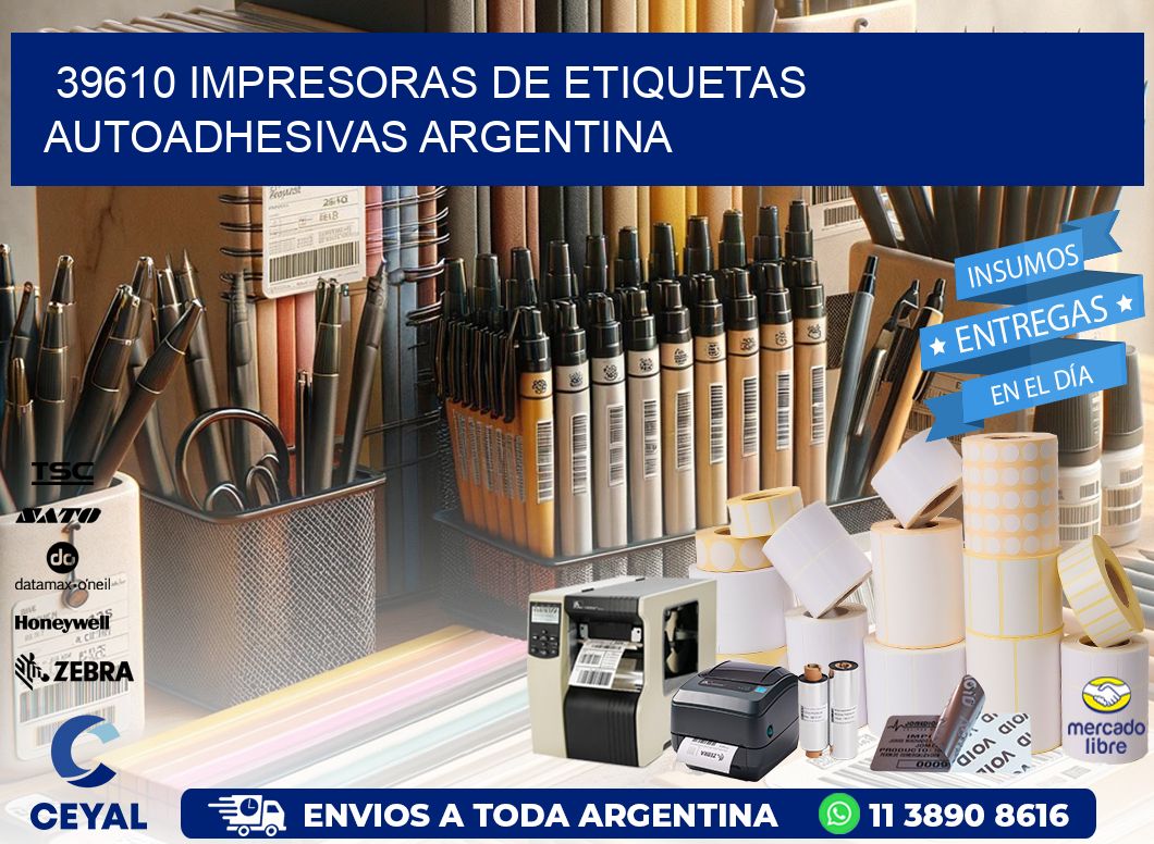 39610 Impresoras de etiquetas autoadhesivas argentina