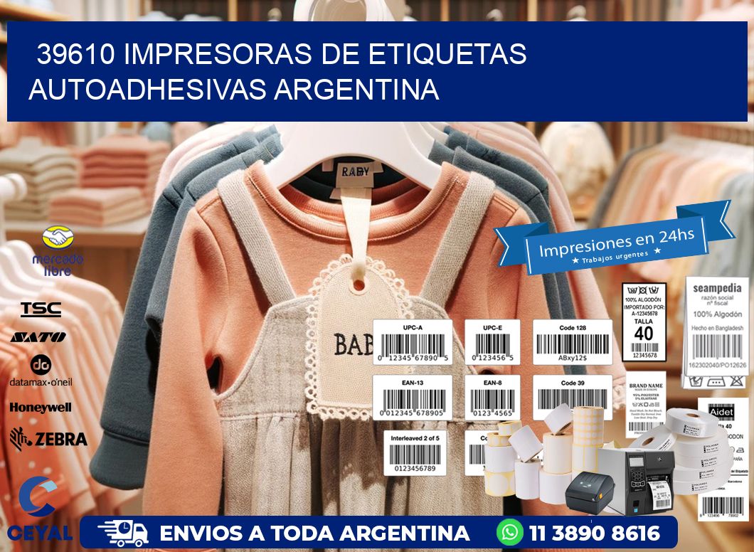 39610 Impresoras de etiquetas autoadhesivas argentina