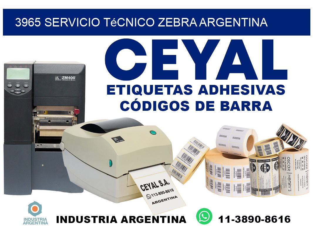 3965 servicio técnico zebra argentina
