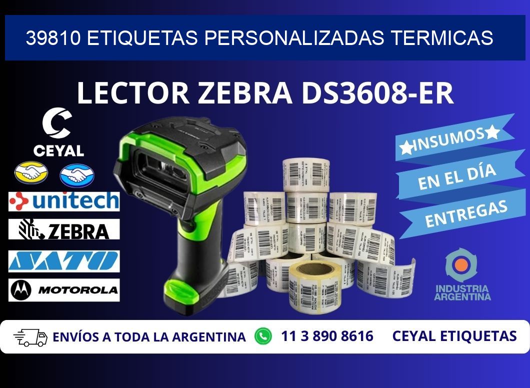 39810 Etiquetas personalizadas termicas
