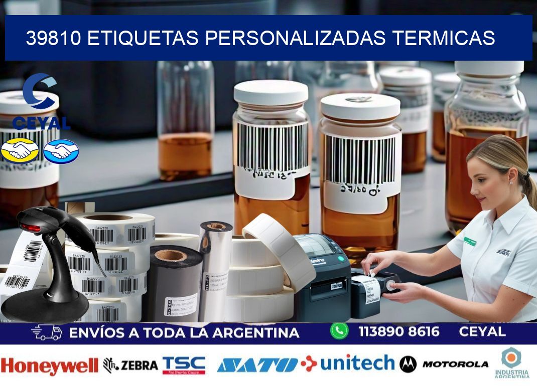 39810 Etiquetas personalizadas termicas