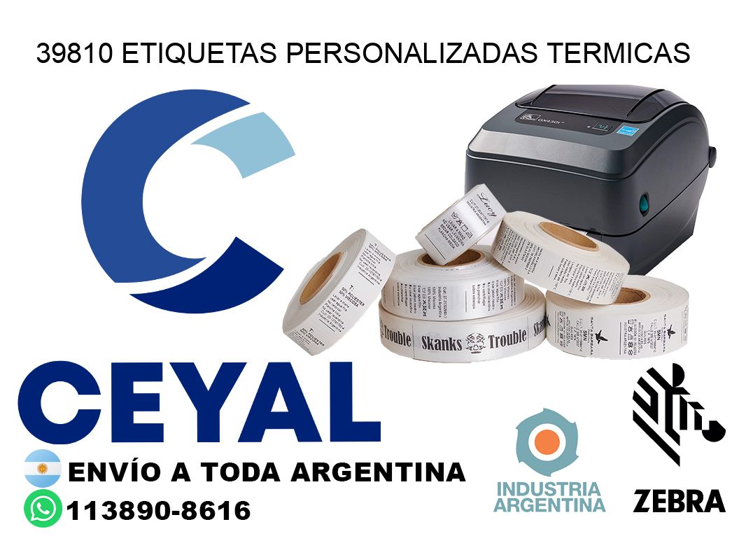 39810 Etiquetas personalizadas termicas