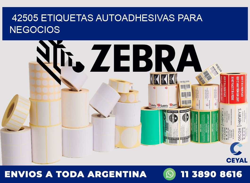 42505 etiquetas autoadhesivas para negocios
