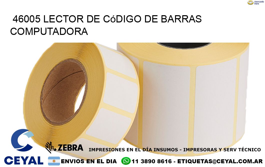46005 Lector de código de barras computadora