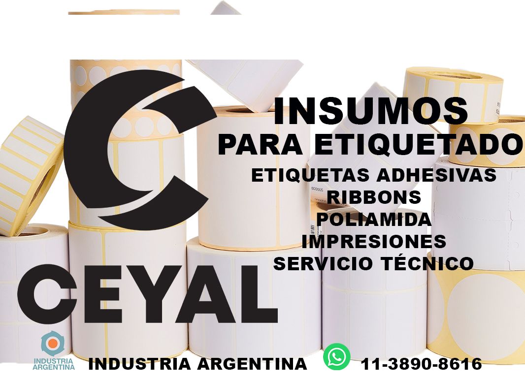 46415 etiquetas  38x20 ilustración + ribbon