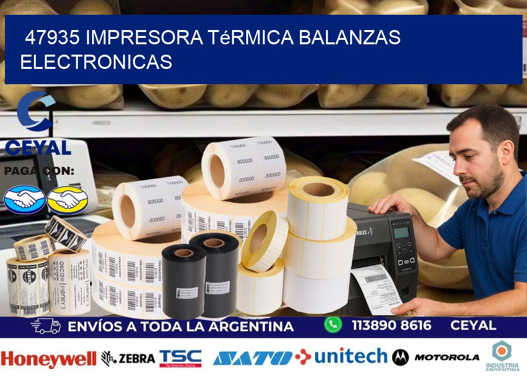 47935 impresora térmica balanzas electronicas