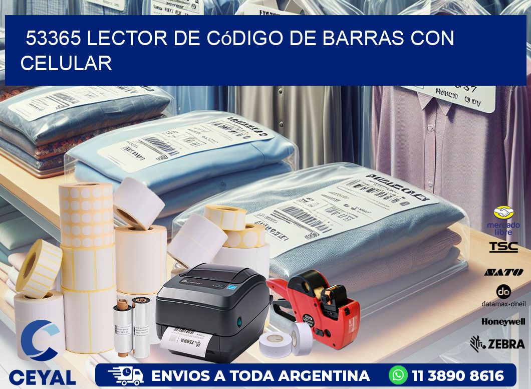 53365 Lector de código de barras con celular