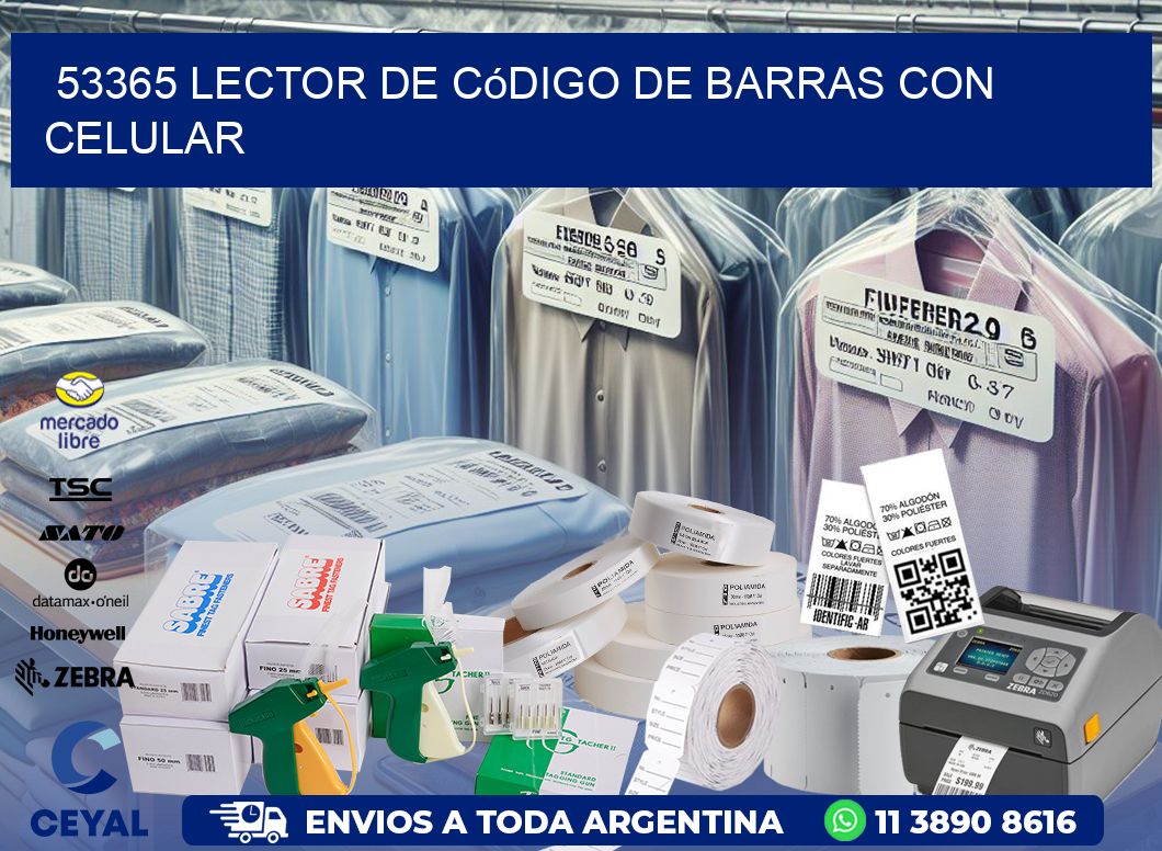 53365 Lector de código de barras con celular