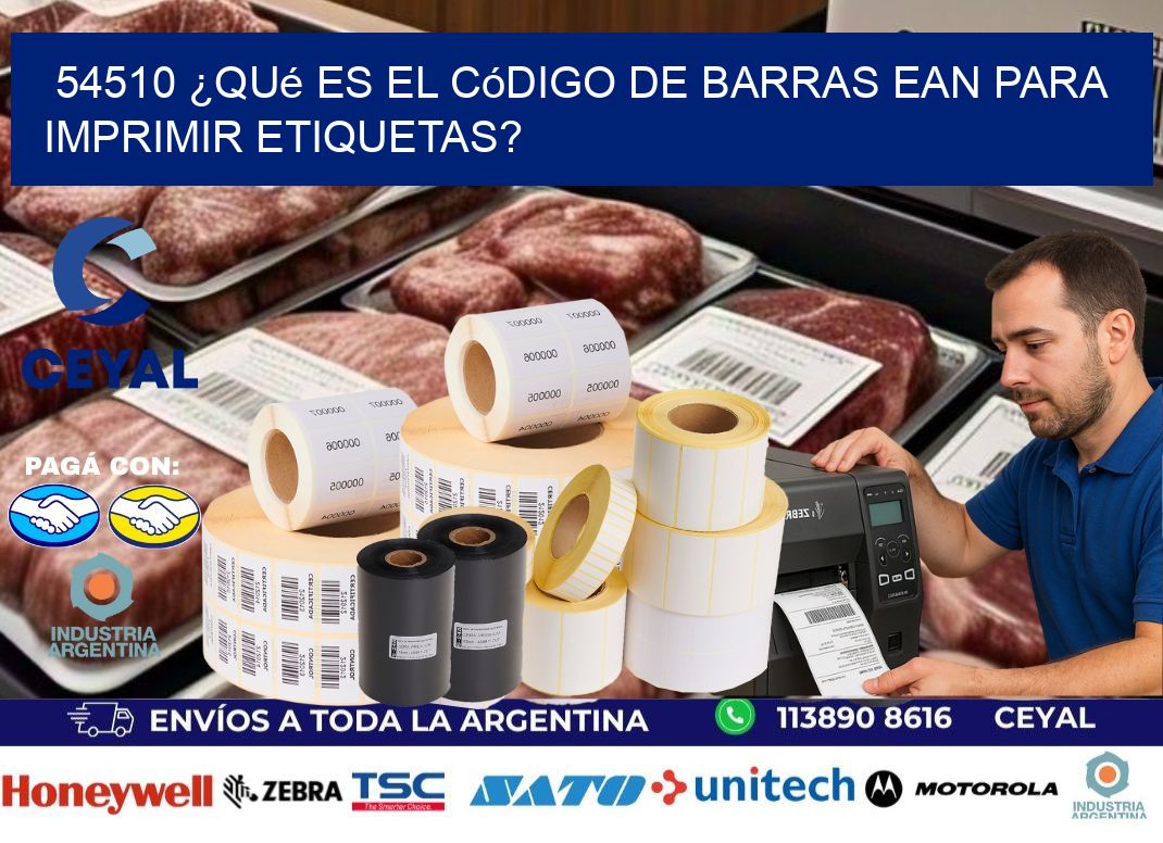 54510 ¿Qué es el código de barras EAN para imprimir etiquetas?