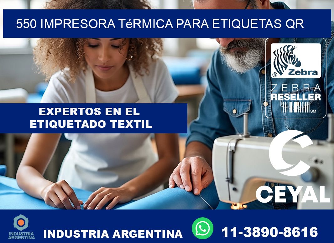 550 impresora térmica para etiquetas QR