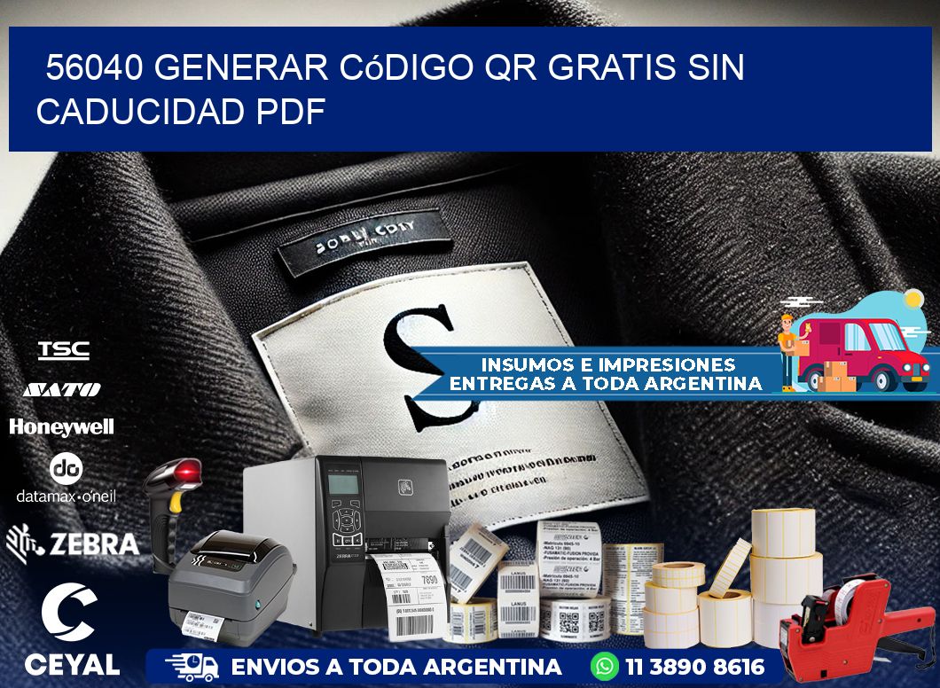 56040 Generar código QR gratis sin caducidad PDF