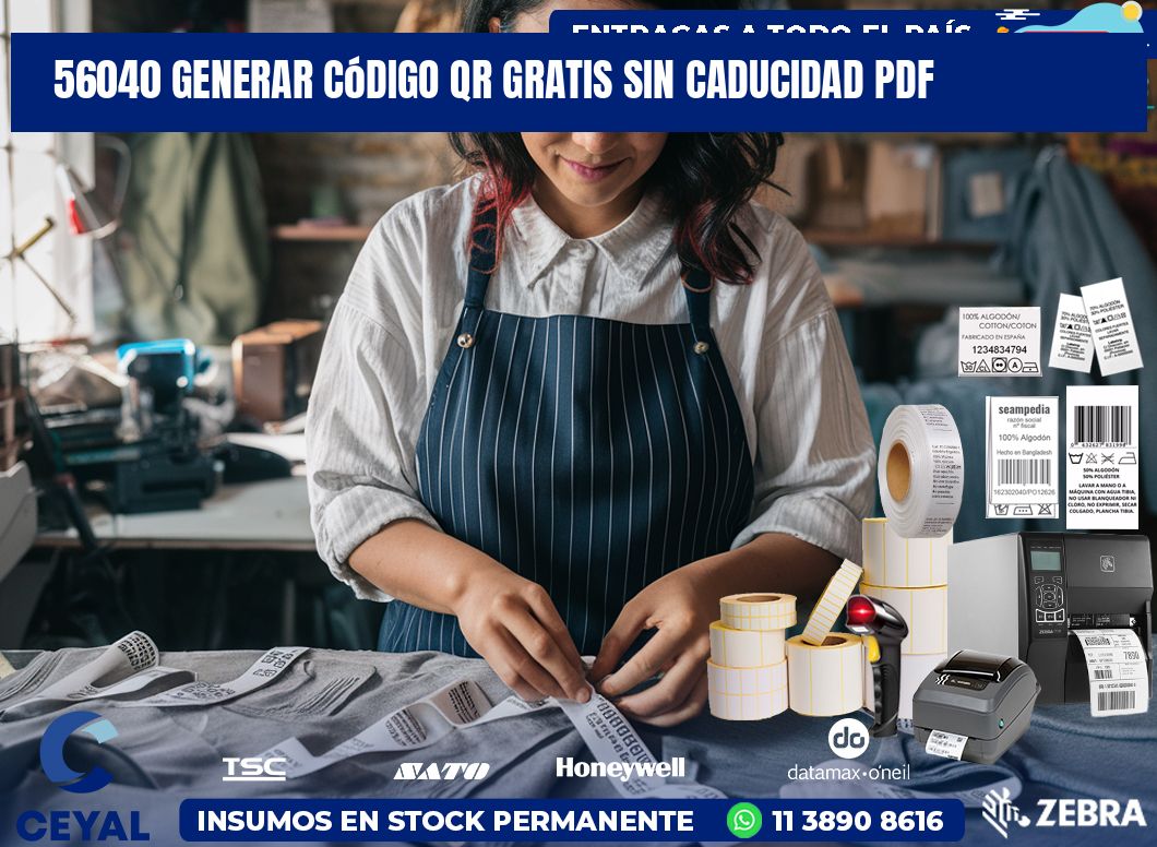 56040 Generar código QR gratis sin caducidad PDF