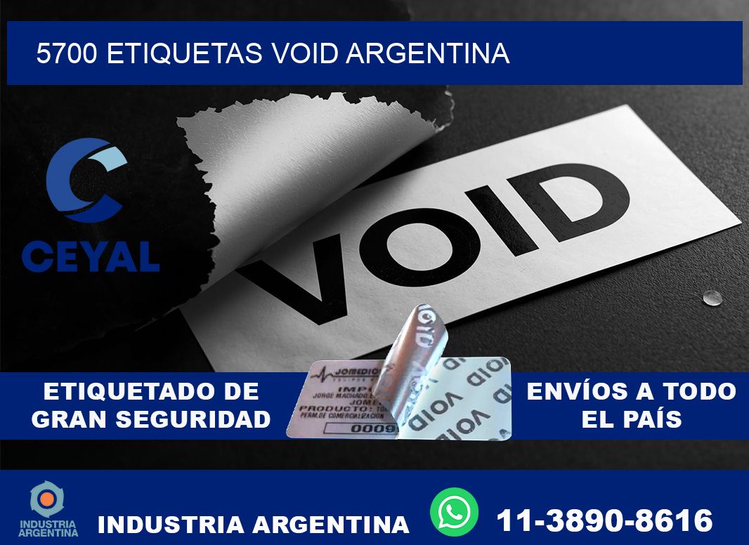 5700 etiquetas void argentina
