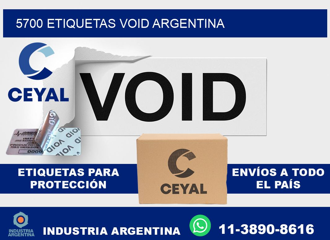 5700 etiquetas void argentina