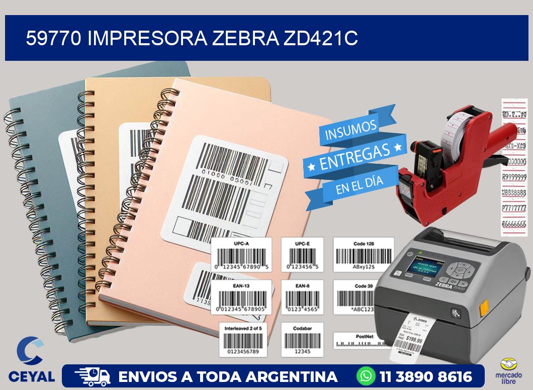 59770 Impresora Zebra zd421c