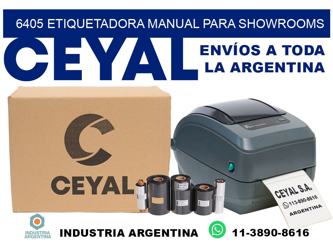 6405 etiquetadora manual para showrooms
