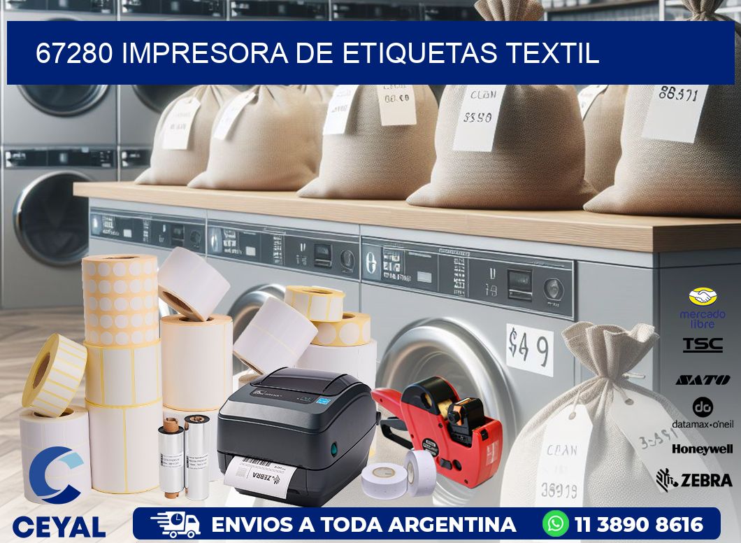 67280 Impresora de etiquetas textil